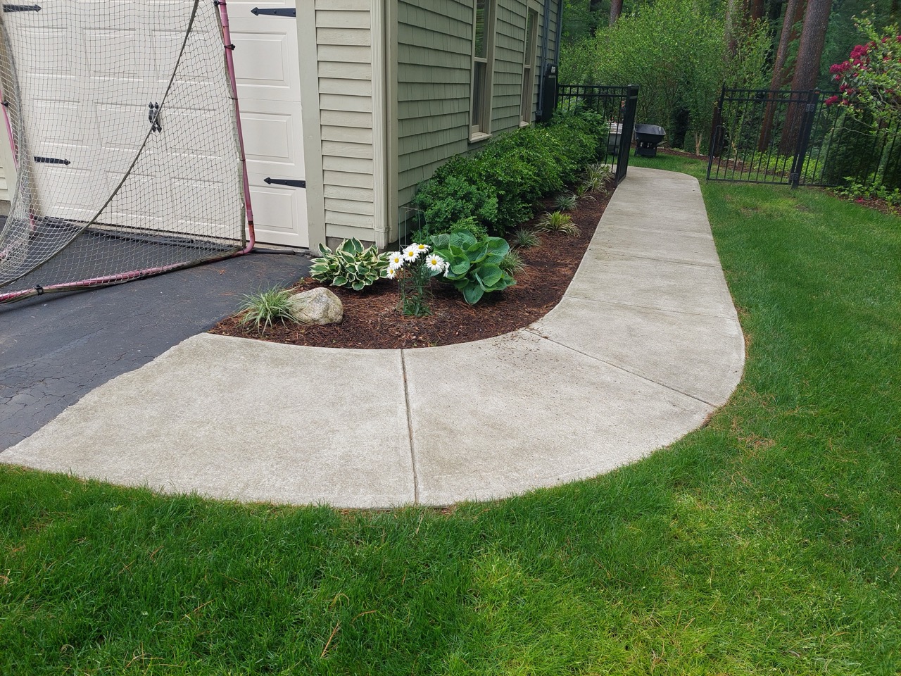 Before Concrete Cleaning